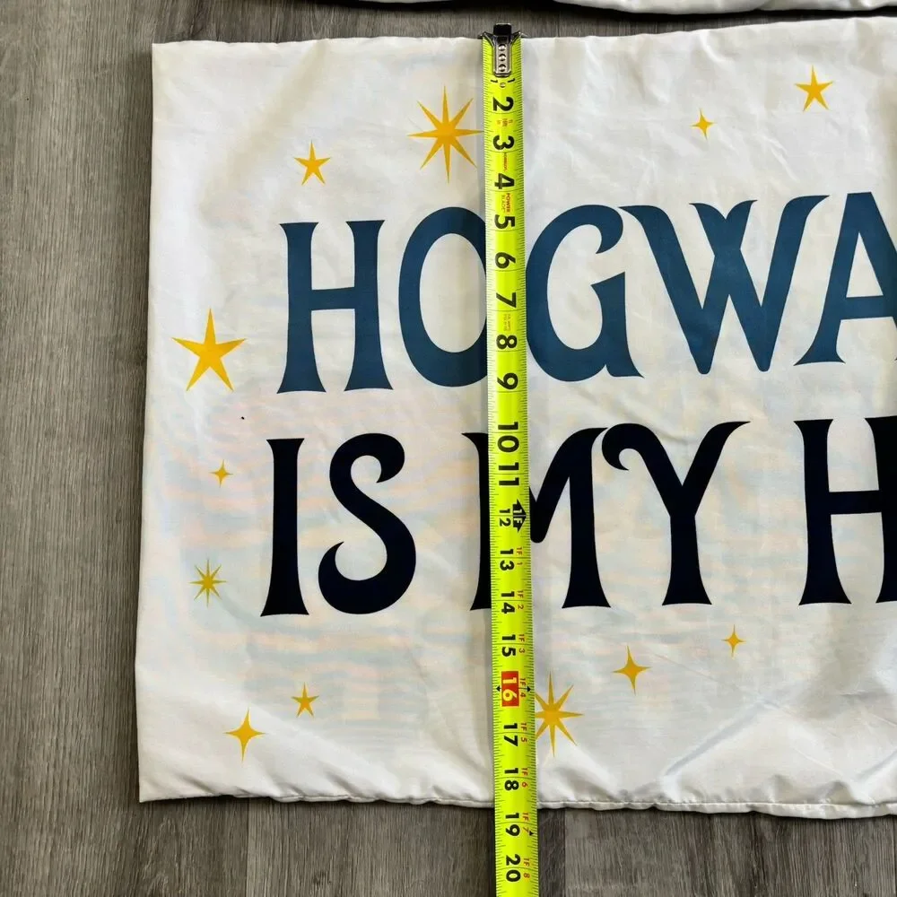 Harry Potter Pillow Cases Hogworts Is My Home Lot of 2 Standard Size 30